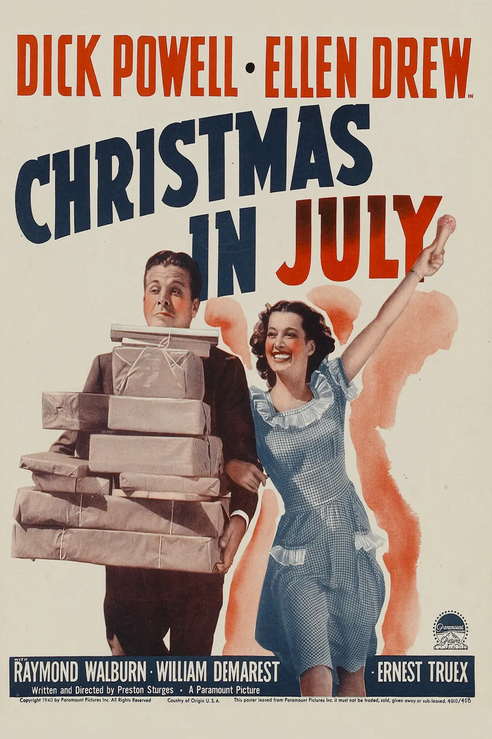 Christmas in July poster