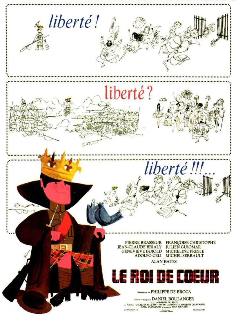 Le roi de coeur poster
