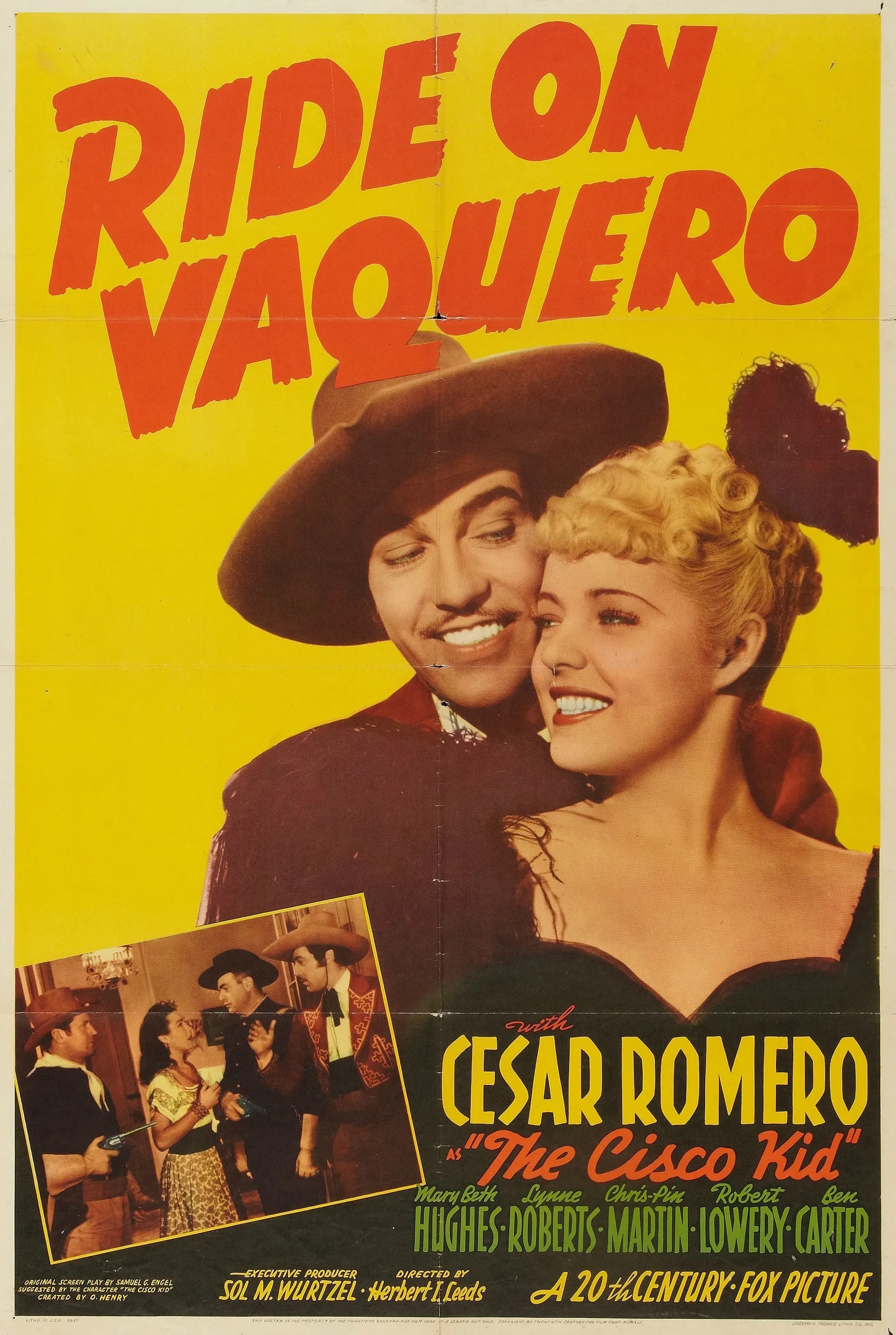 Ride On, Vaquero poster