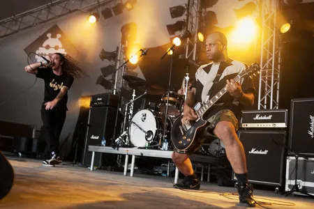Trash Talk live op Lowlands 2012.