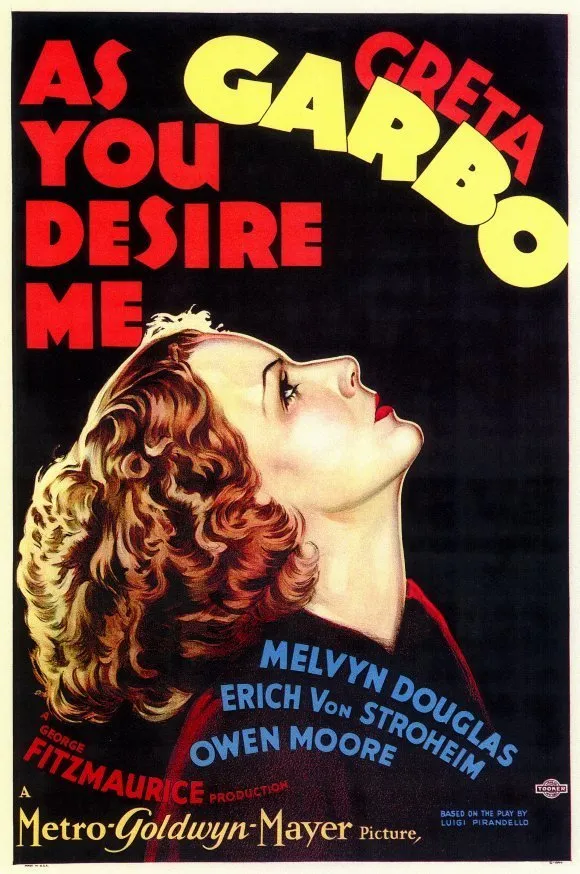 As You Desire Me poster