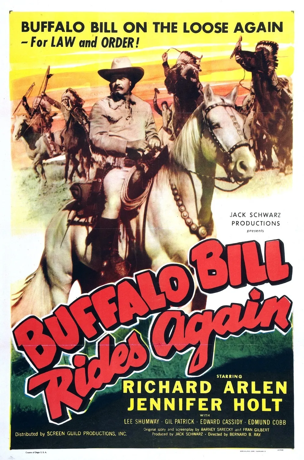 Buffalo Bill Rides Again poster