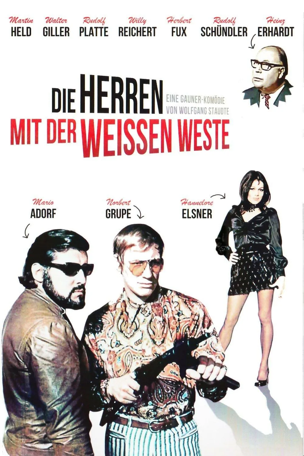 Die Herren mit der weißen Weste poster