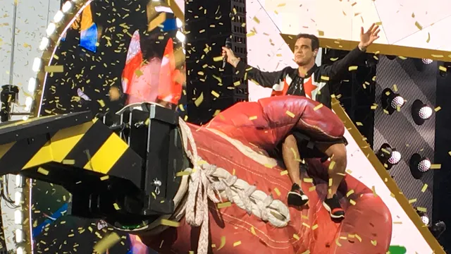 Robbie Williams in het Goffertpark Nijmegen 2017