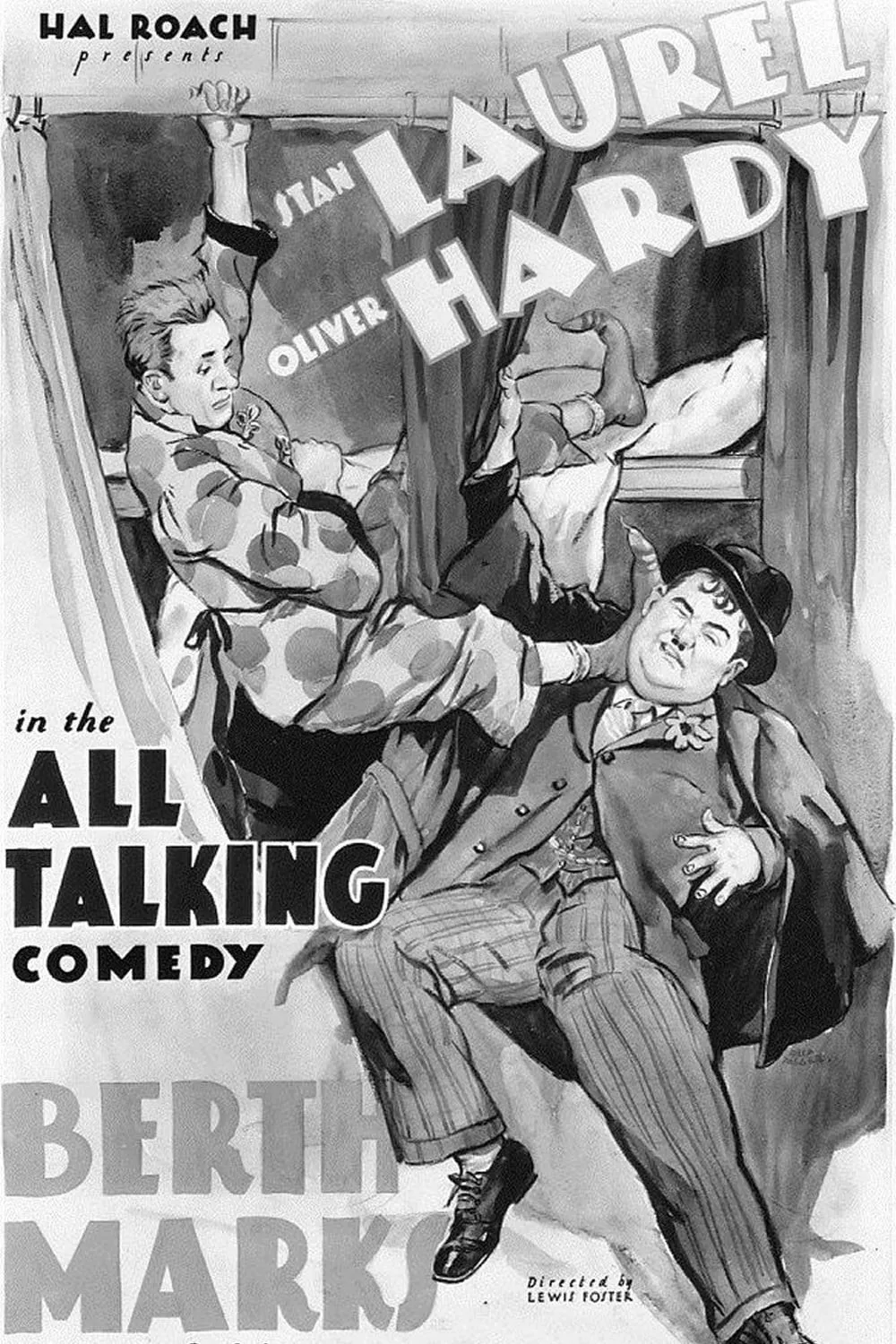 Laurel & Hardy: Berth Marks poster