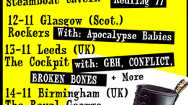 Shaggable Sluts UK toer