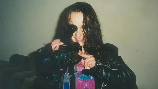 Meisje met videocamera