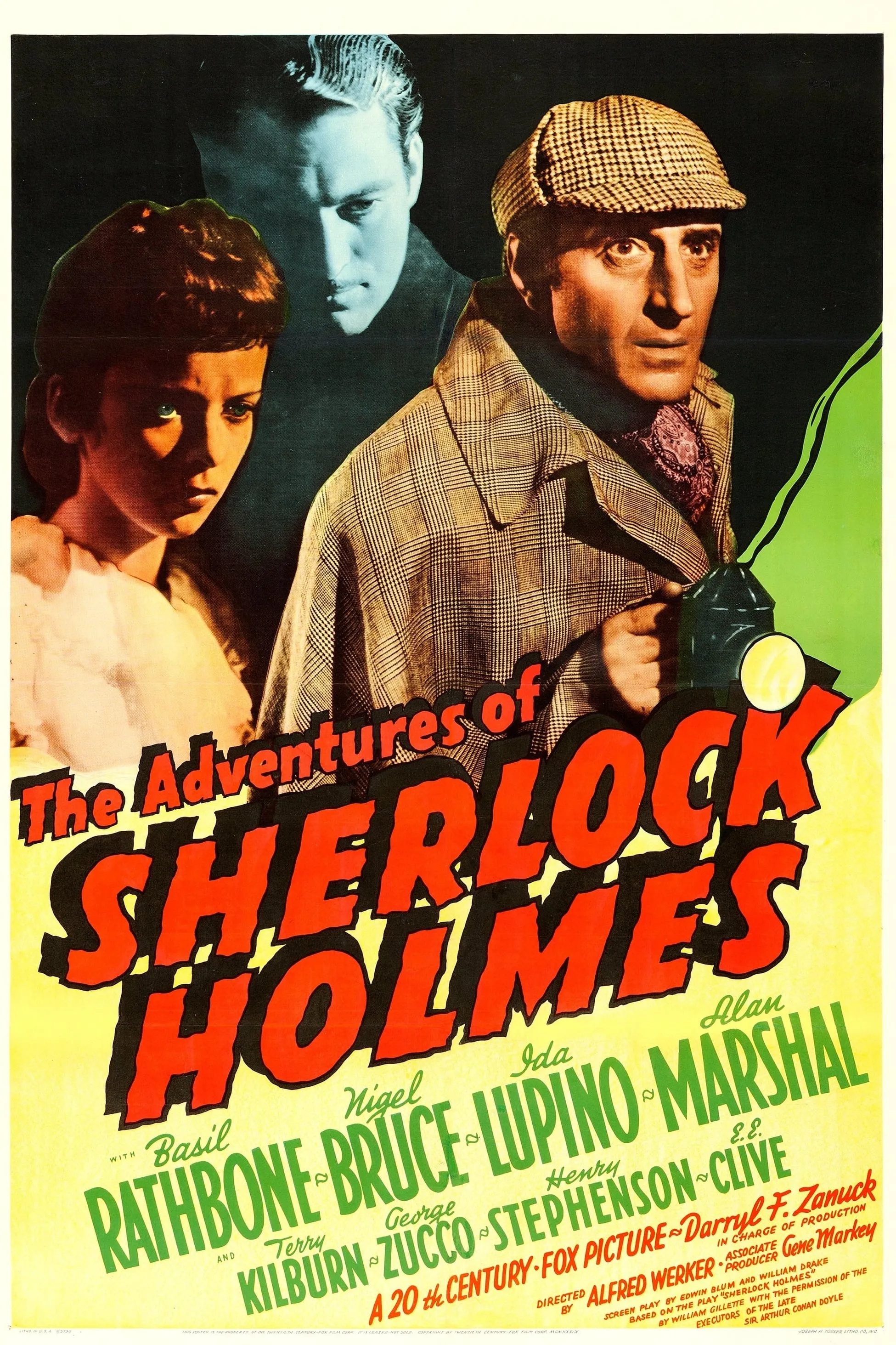 The Adventures of Sherlock Holmes poster