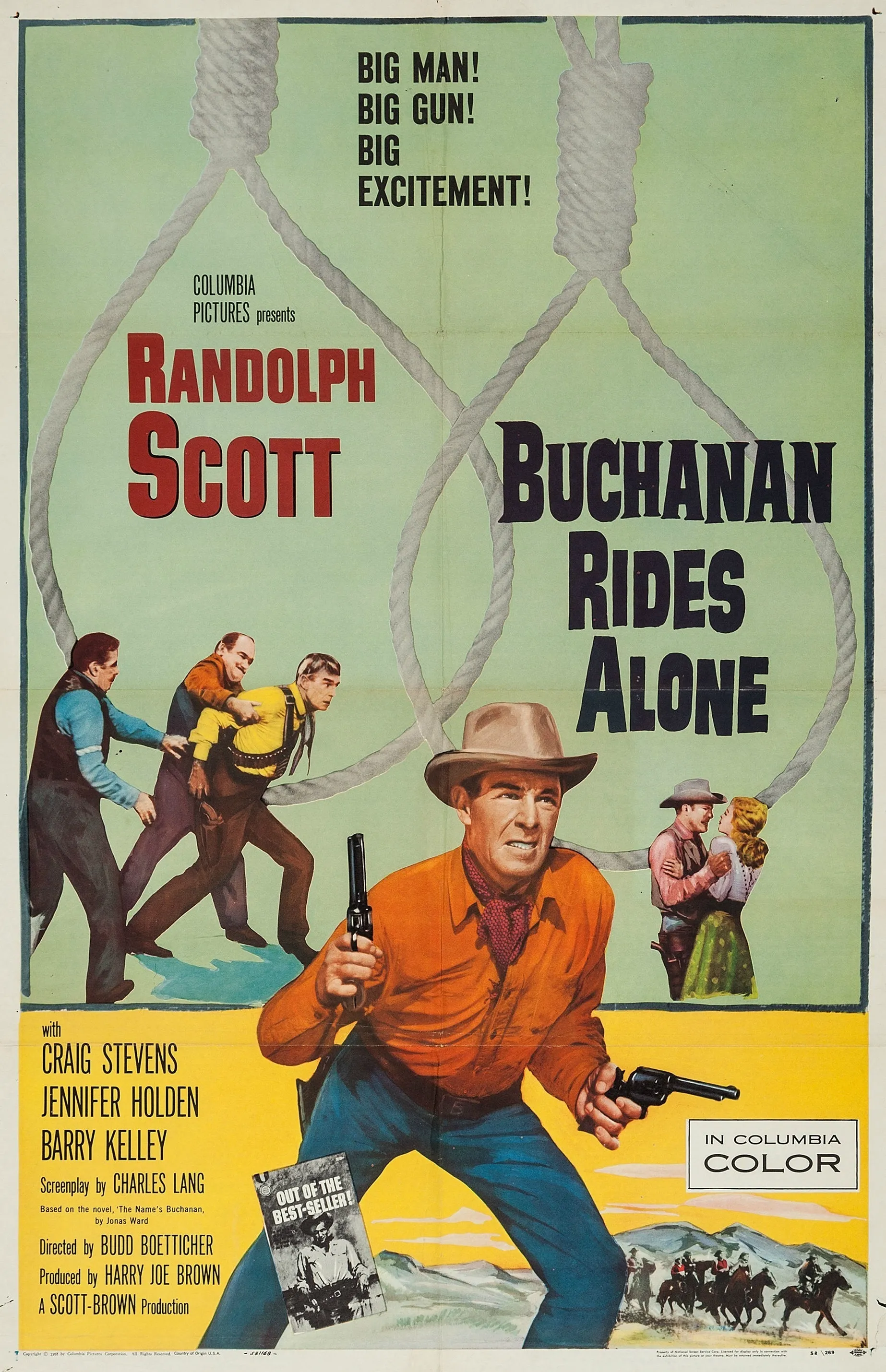 Buchanan Rides Alone poster