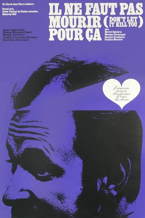 Il ne faut pas mourir comme ça poster