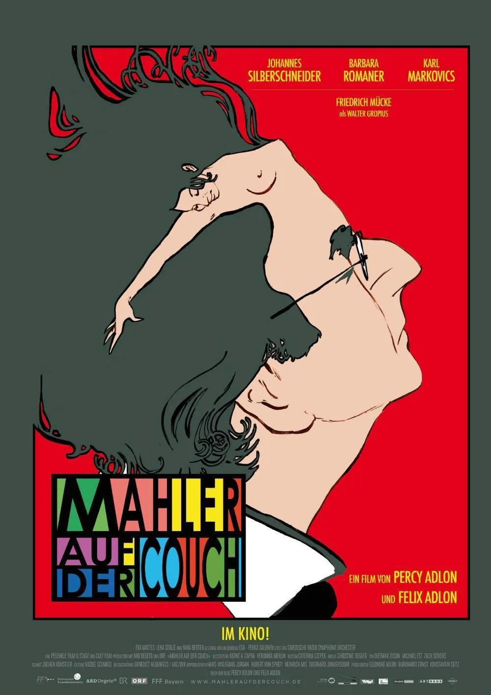 Mahler auf der Couch poster