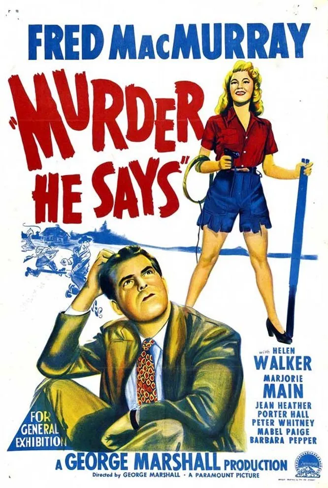 Murder, He Says poster