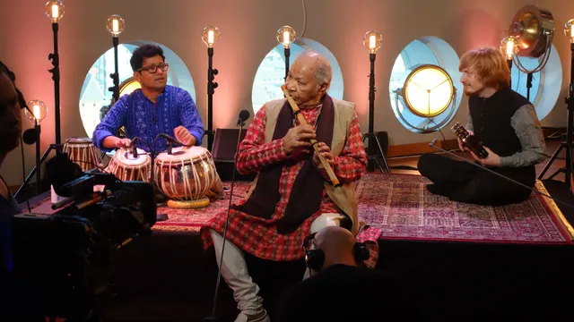 de legendarische fluitist Hariprasad Chaurasia