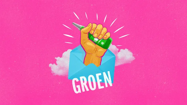 Illustratie van Achterwerk-aflevering: Groen