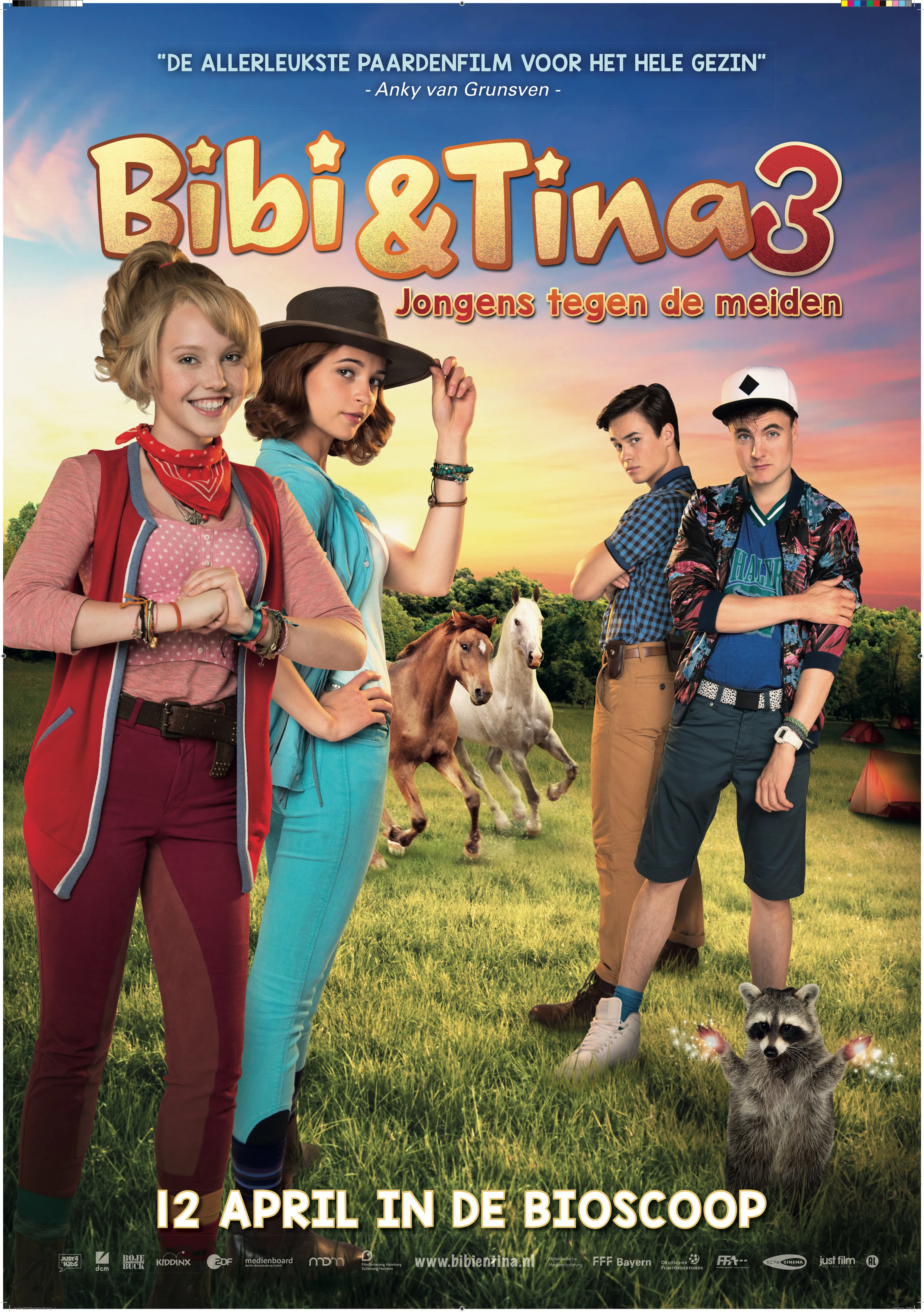 Bibi & Tina: Jongens tegen de meiden poster