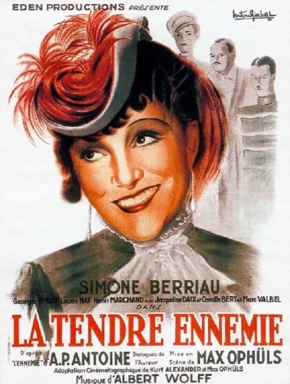 La tendre ennemie poster