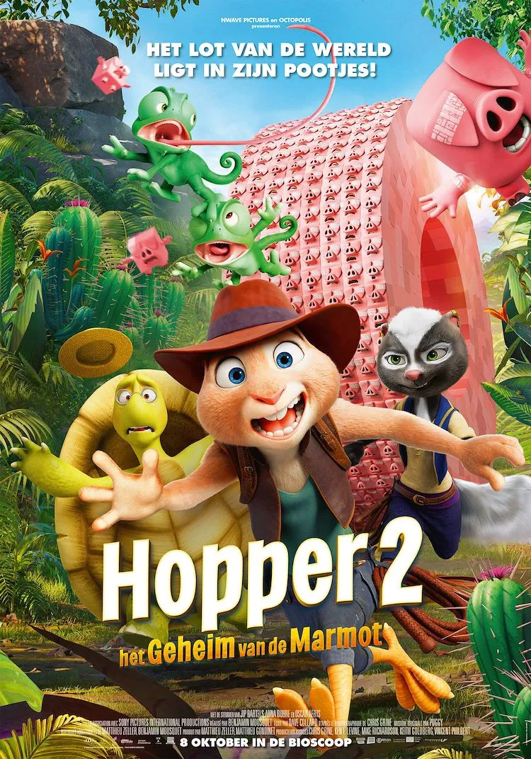 Hopper 2: het geheim van de marmot poster