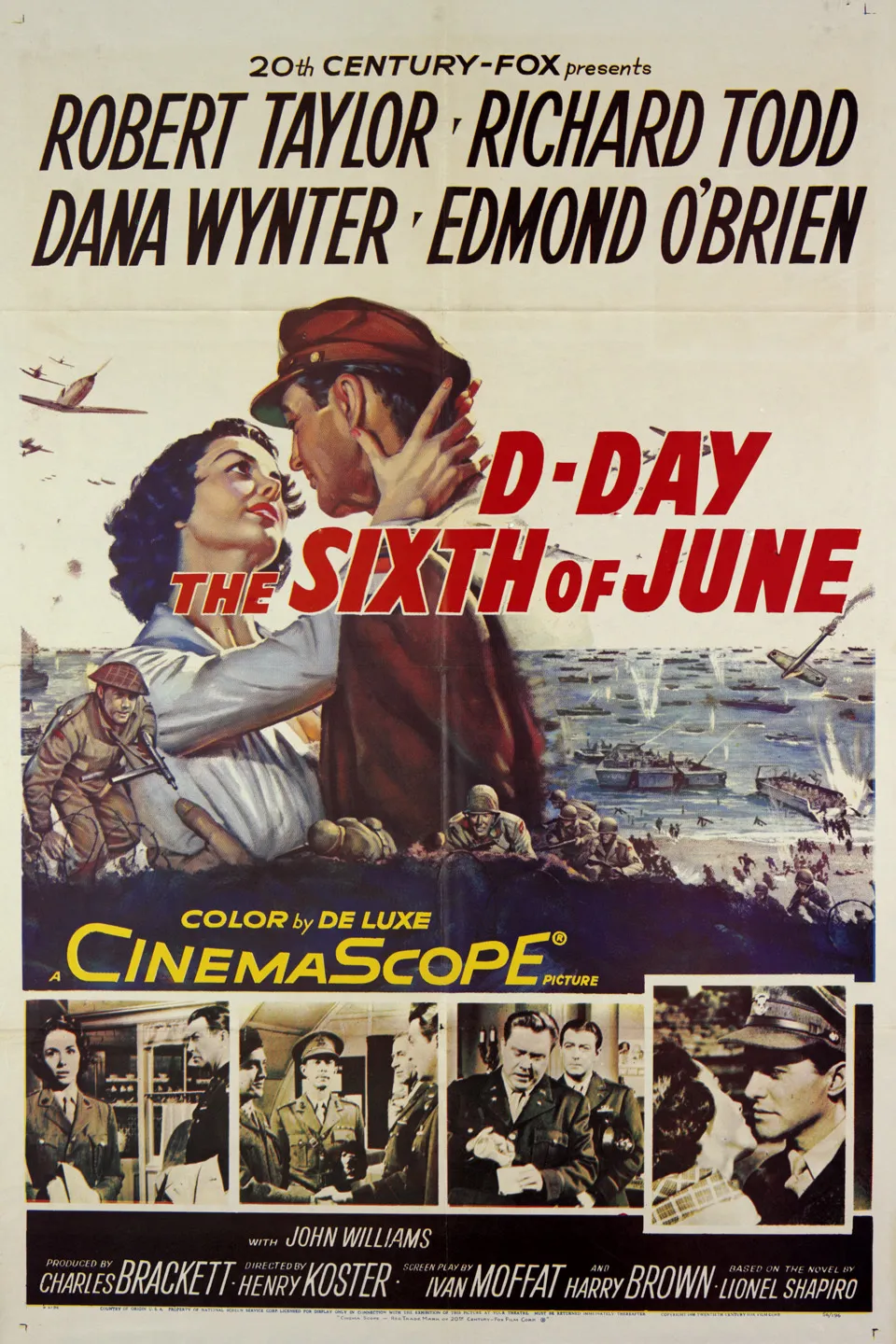 D-Day the Sixth of June poster
