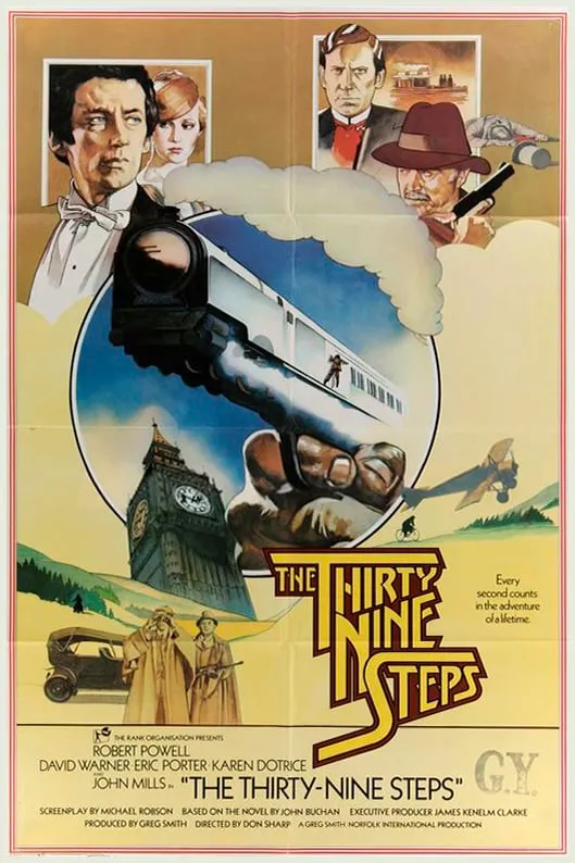 The Thirty Nine Steps poster
