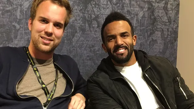 Wijnand Speelman (l) en Craig David