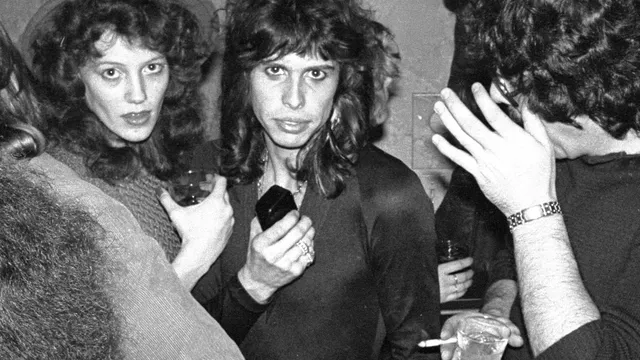 Steven Tyler (Aerosmith) at Forum Club party after Forum performance in Inglewood, CA 1975; Various Locations; Mark Sullivan 70's Rock Archive; Inglewood; CA.