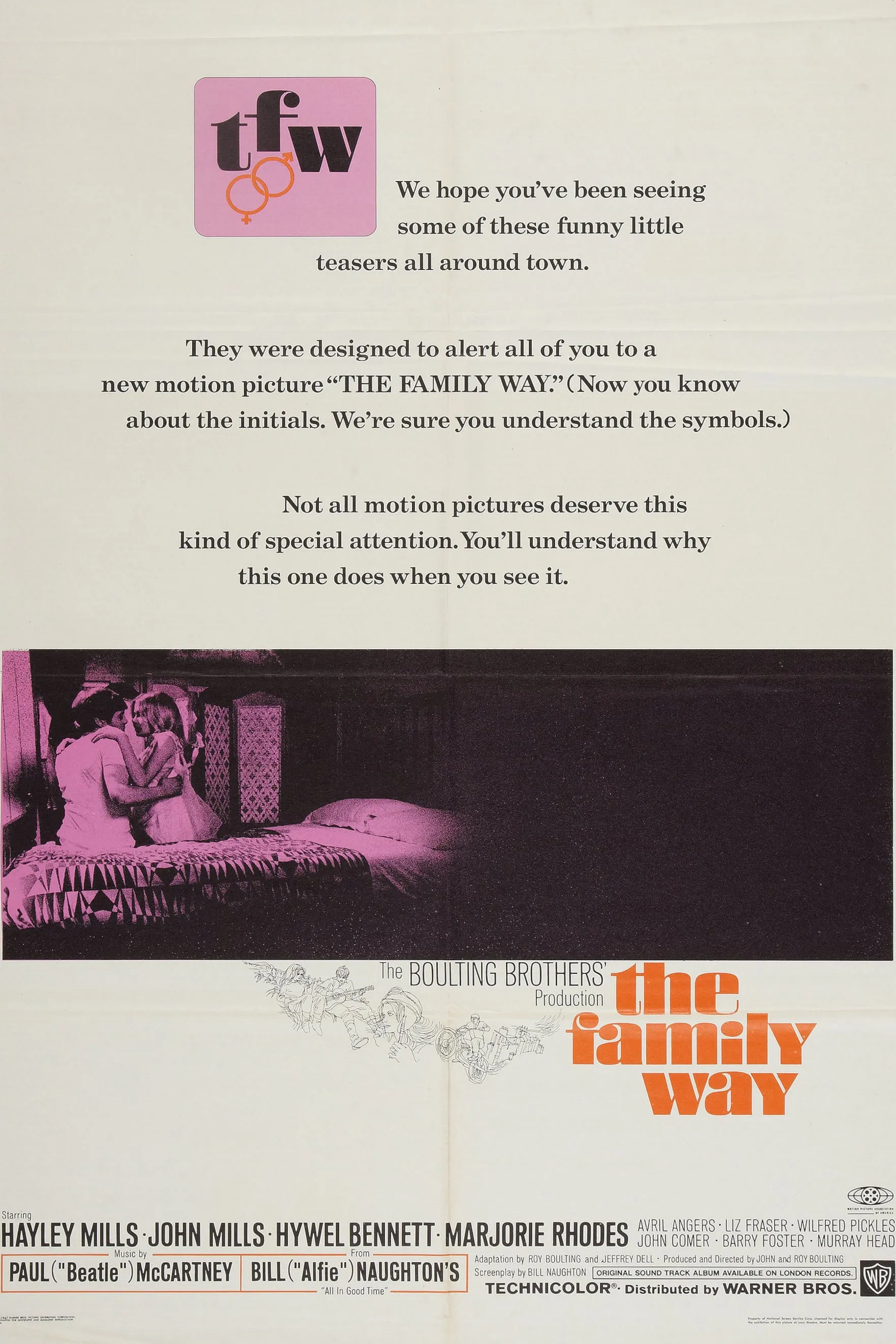 The Family Way poster