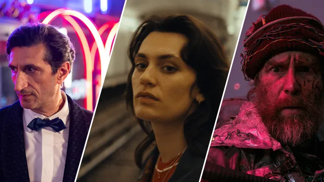 Stills uit de films Eagles of the Republic, Des preuves d’amour en Good Luck, Have Fun, Don't Die