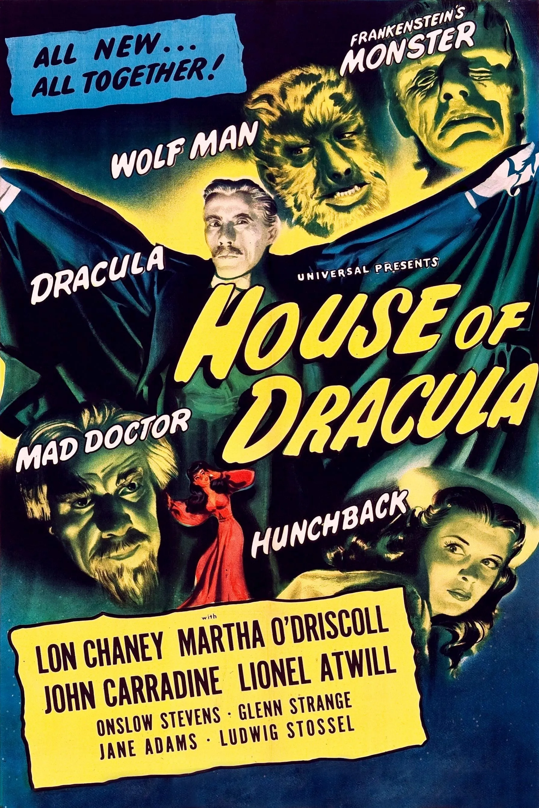 House of Dracula poster