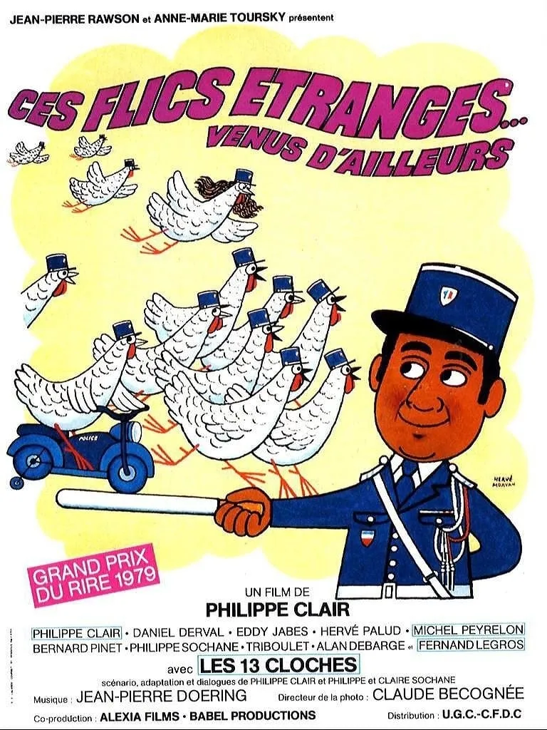 Ces flics étranges venus d'ailleurs poster