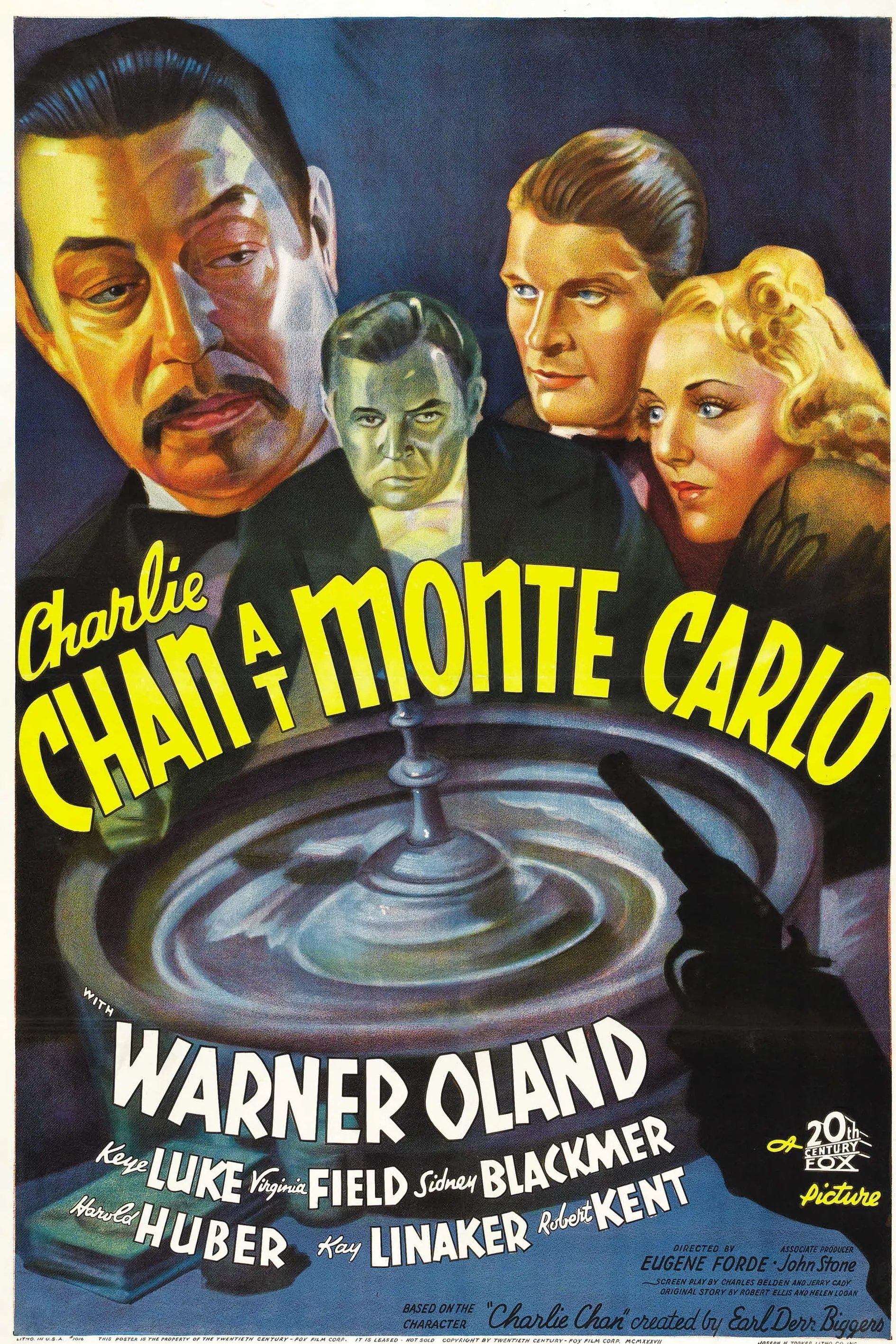 Charlie Chan at Monte Carlo poster