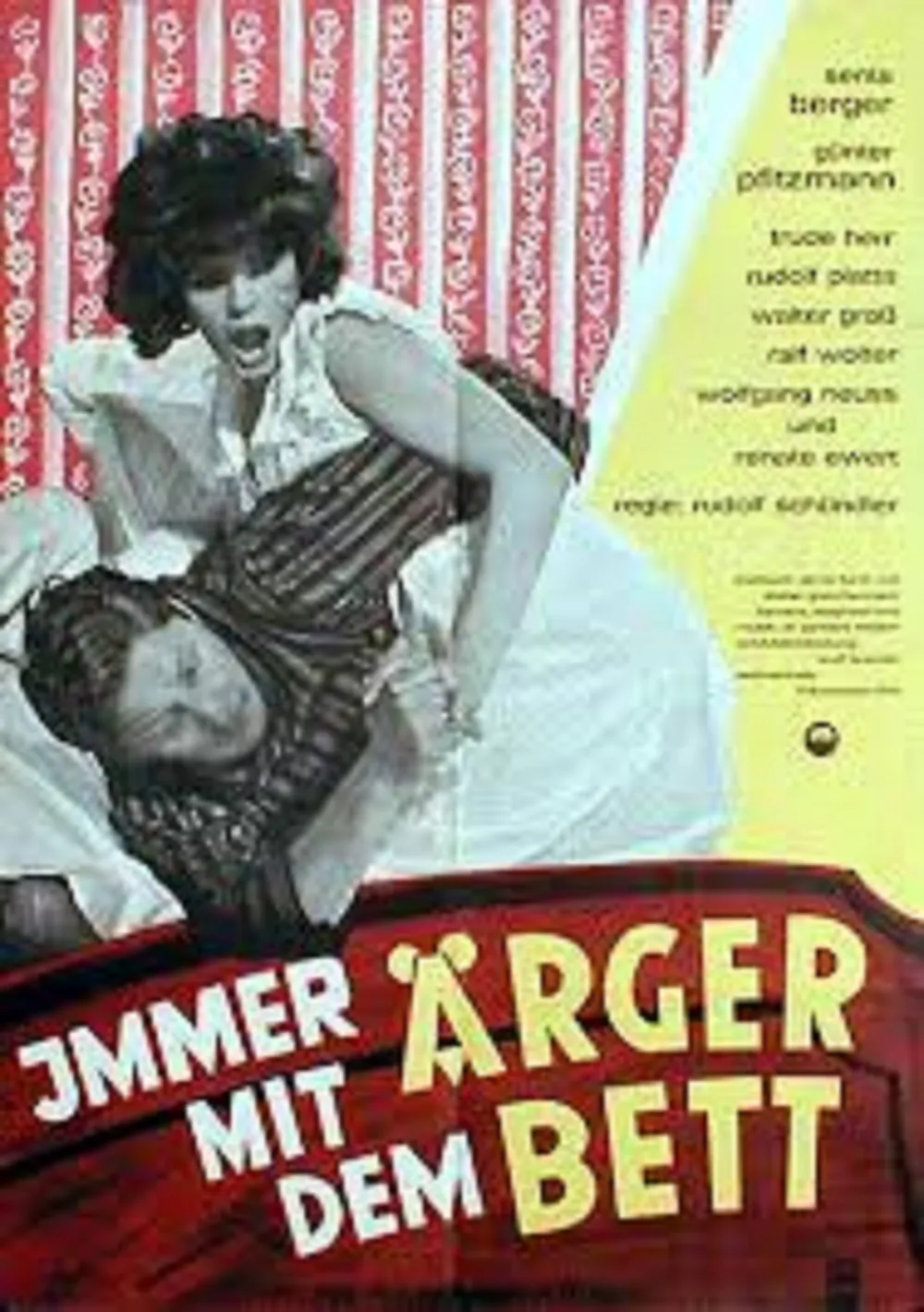 Immer Ärger mit dem Bett poster