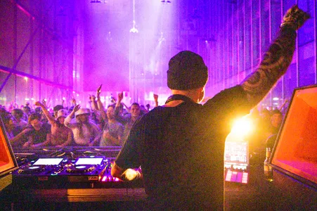 Chris Liebing tijdens Audio Obscura in RAW Factory / ADE21