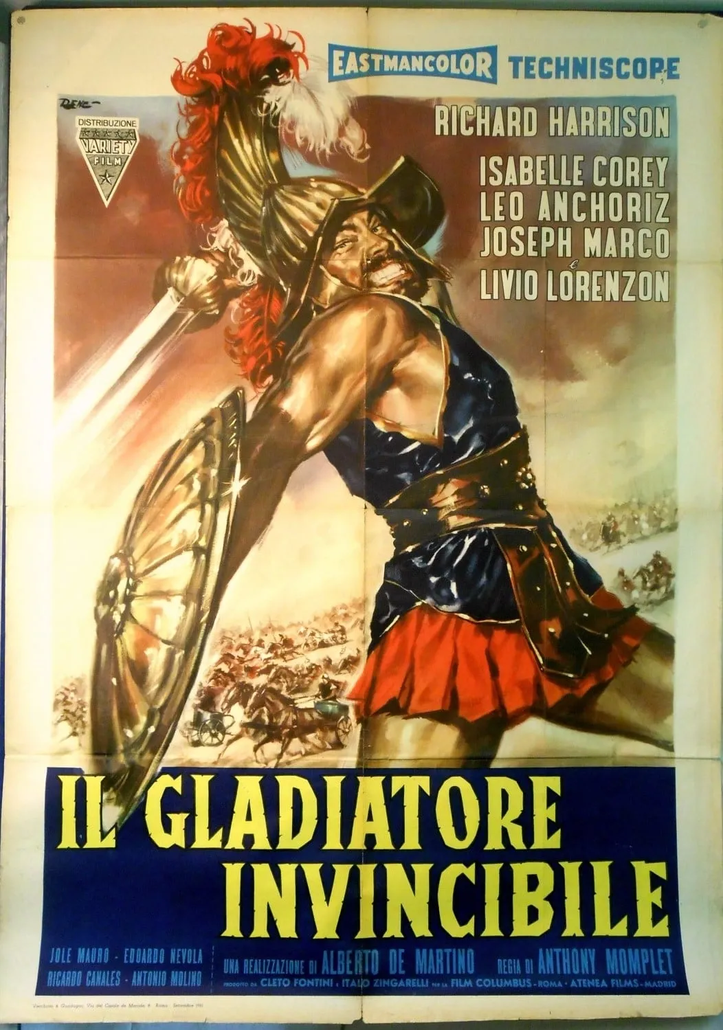 Il Gladiatore invincibile poster