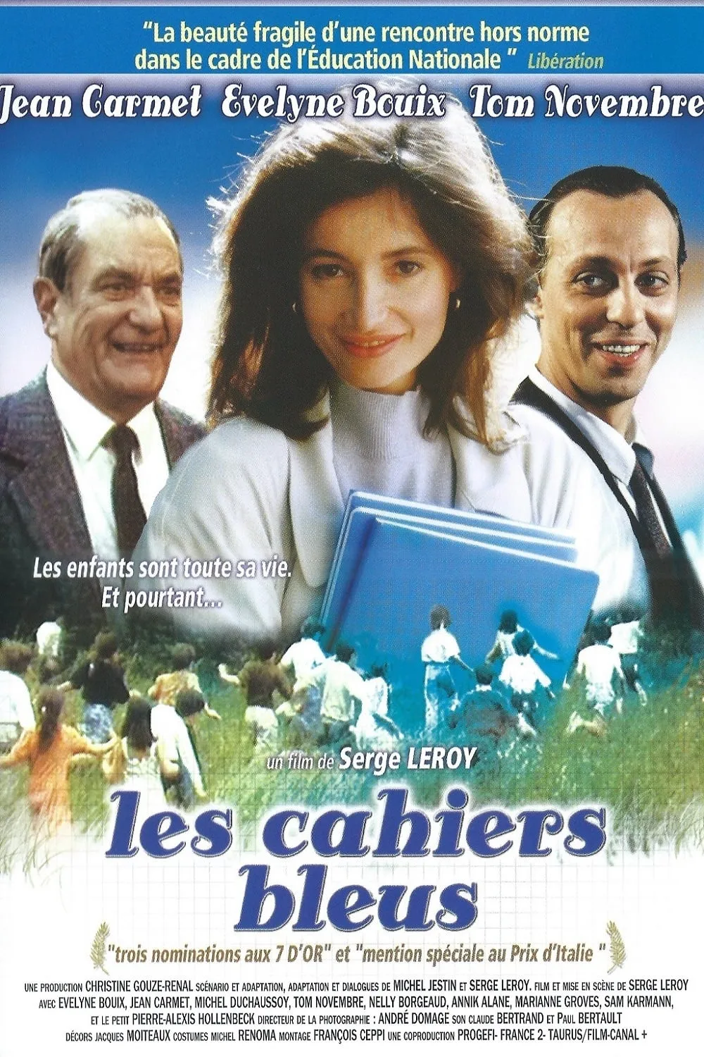 Les cahiers bleus poster