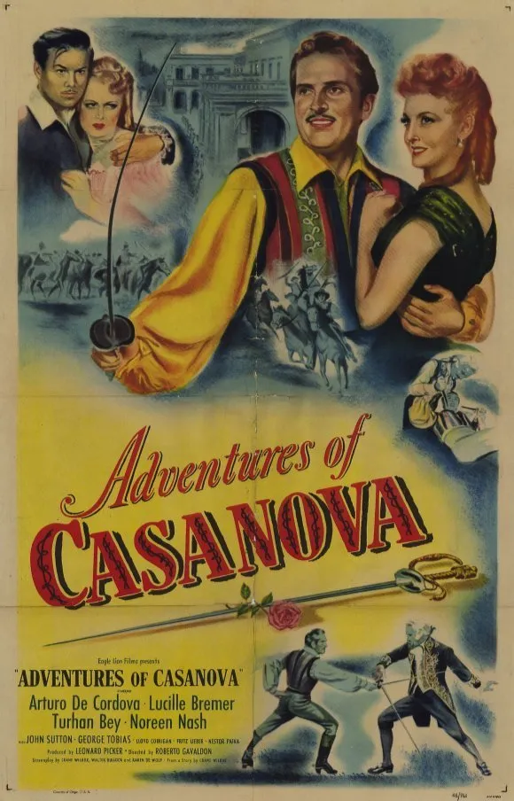 Adventures of Casanova poster