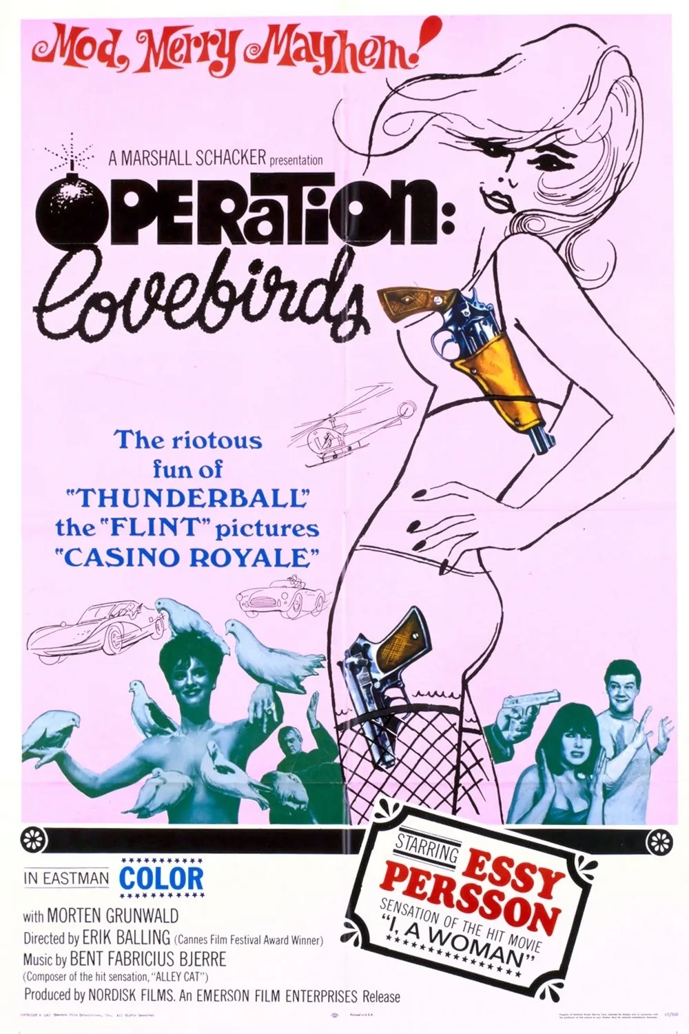 Slȧ først, Frede! poster