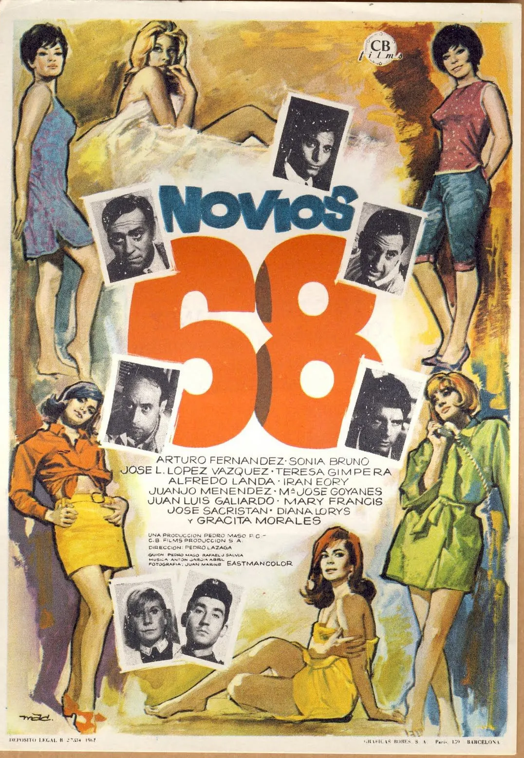 Novios 68 poster