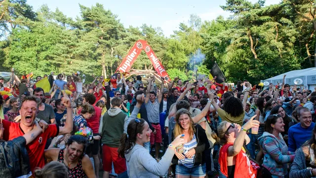 Wedstrijd van België tijdens Best Kept Secret