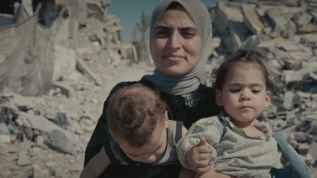 Rania en kinderen (Hamoud en Jowan)