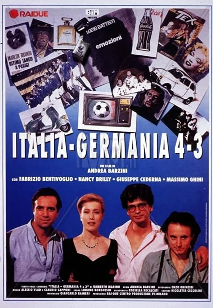 Italia Germania 4 a 3 poster