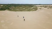 De drie manne in De Panne (België)