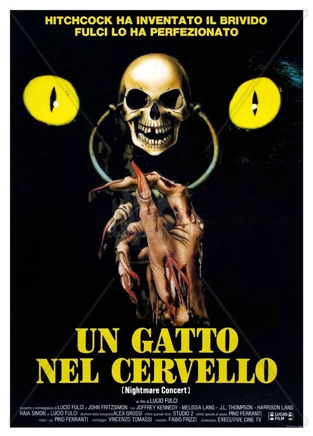 Nightmare concert / a cat in the brain poster