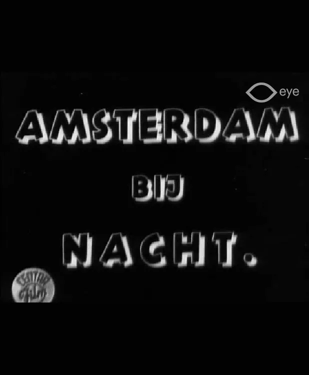 Amsterdam bij Nacht poster