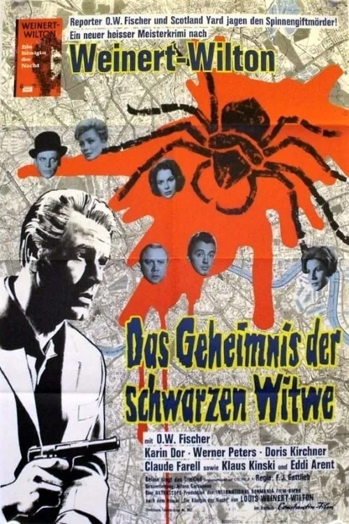 Das Geheimnis der schwarzen Witwe poster