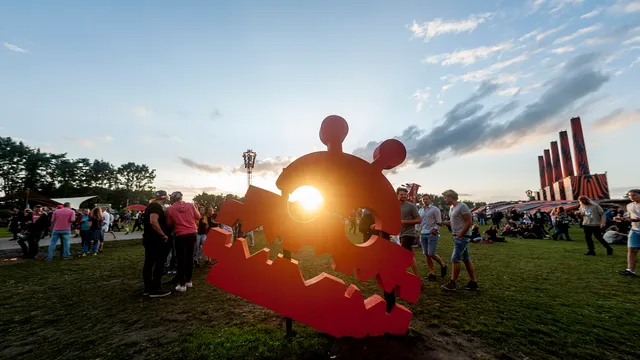 Sunset over Lowlands 2017