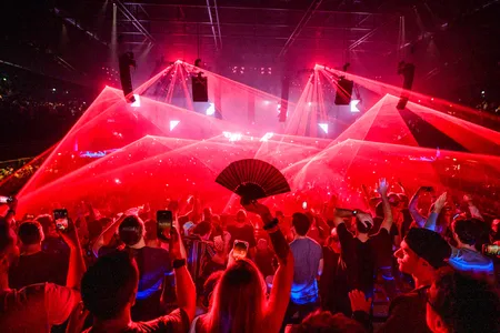 Richie Hawtin tijdens de Awakenings donderdag op ADE21