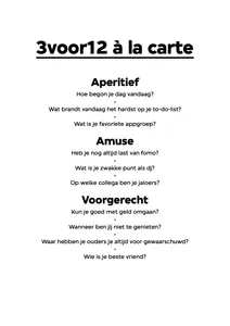 Joost van Bellen A La carte