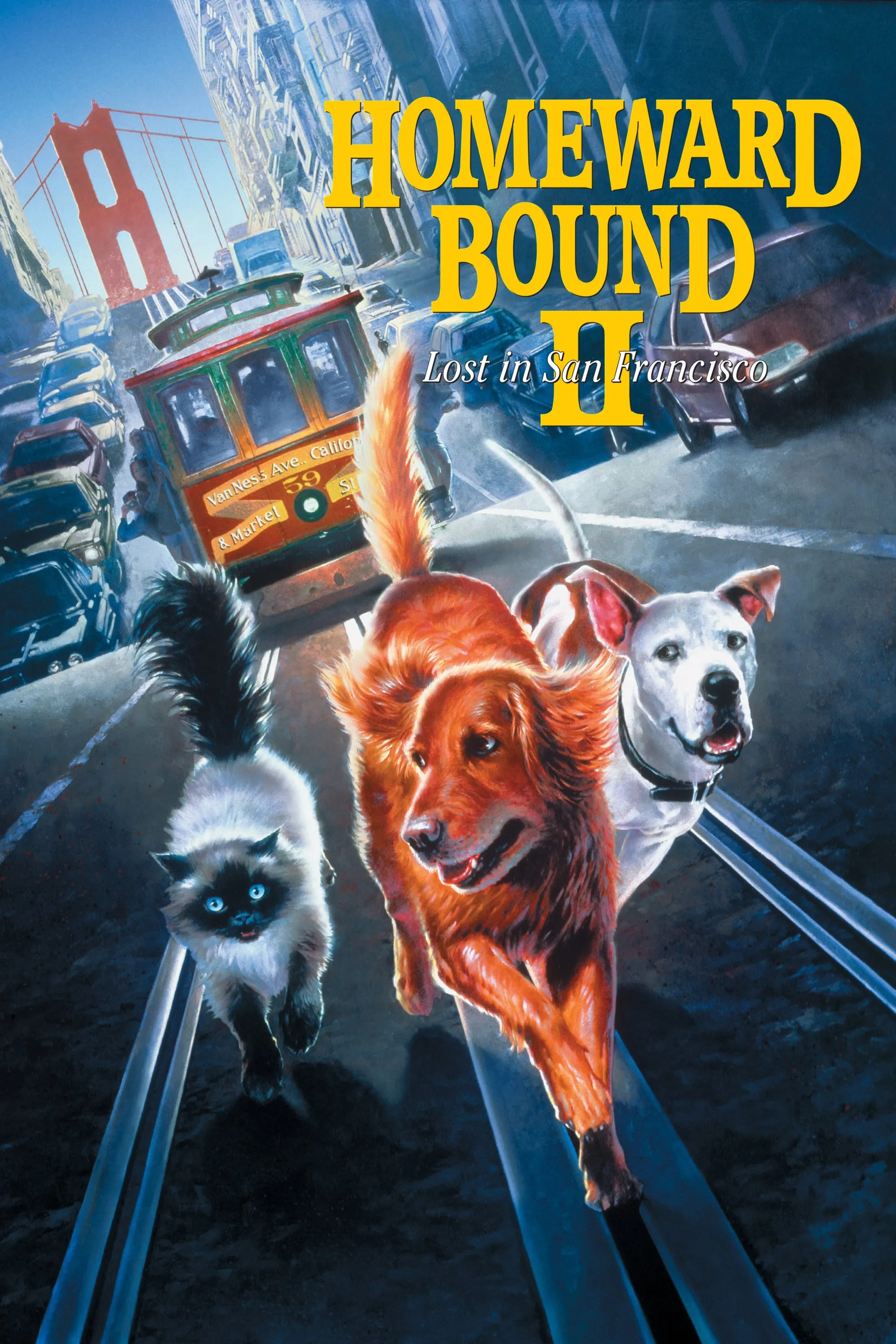 Homeward Bound II: Lost In San Francisco poster