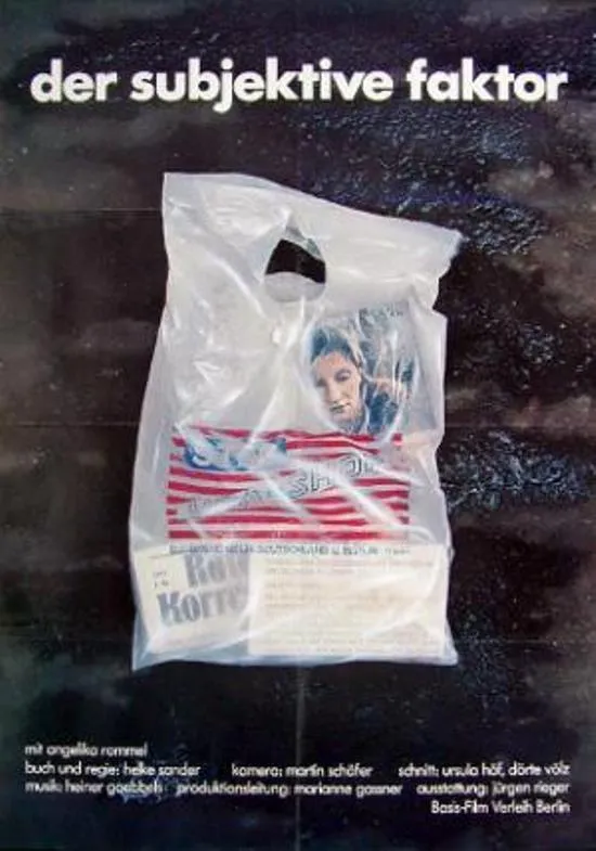 Der subjektive Faktor poster