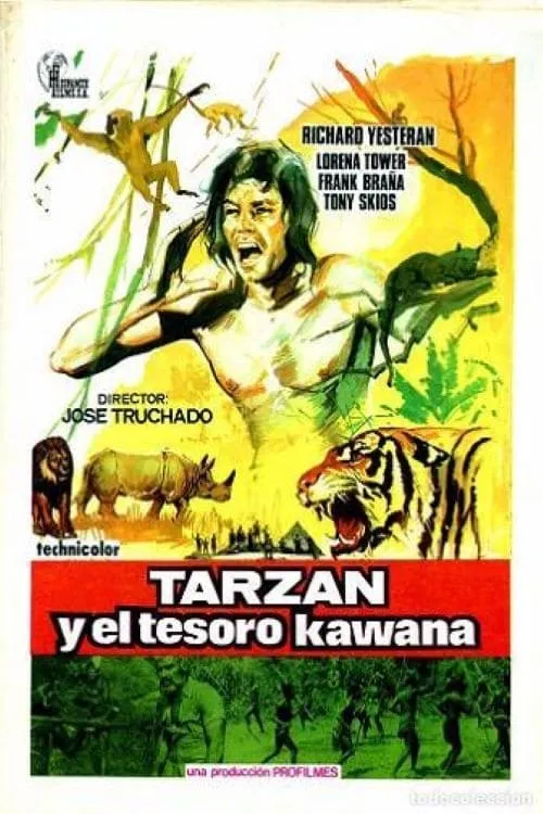 Tarzán y el tesoro Kawana poster